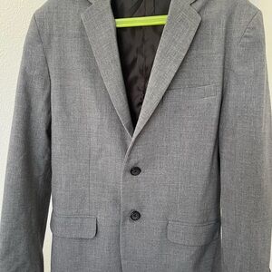Van Heusen Grey Boys Husky Suit